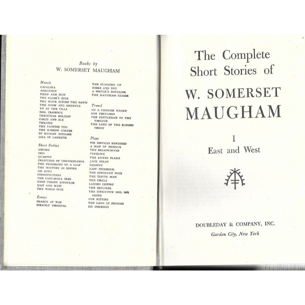 Complete Short Stories of W. Somerset Maugham 2-Vol HC Slipcase Doubleday 1934 - Picture 7 of 16